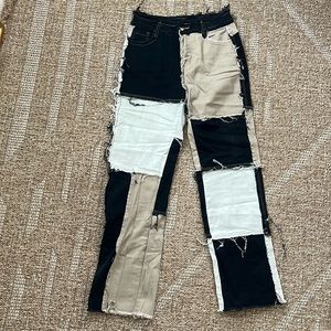 Patchwork jeans
